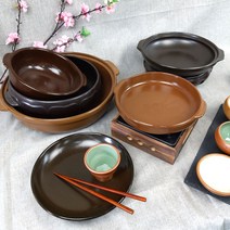 오메가키친 경산 세라믹 내열냄비 게르마늄 방출되는 전골냄비 구이팬 찜접시, 06) 경산 찜접시, 2)  전통유-특소 28cm