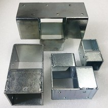나오미씨엠 사각파이프조인트 50 각파이프 연결, 50 T형
