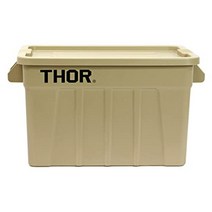 Thor 조지스 토르 수납함 캠핑 컨테이너 리빙박스 75L, 코요테
