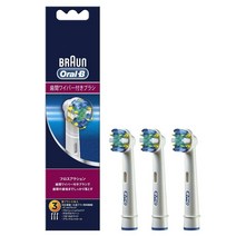 Braun 브라운 구강 B 교체 브러시가있는 와이퍼 (3 조각) EB25-3-EL, 1개, 상품명참조