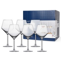 쇼트즈위젤 퓨어 버건디잔 700ml x 6개 세트, 퓨어 버건디잔 700ml 6p