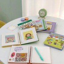 접착식 포토북 어린이집 졸업 앨범 초음파 꾸미기 셀프 사진 보관 성장 만들기 사진첩 일기 다이어리 네컷 여행 아기 커플 포토 결혼 포카 웨딩 붙이는 미니 바인더, 색상, 핑크