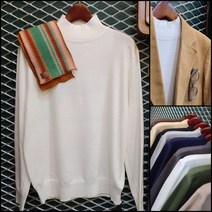 부드러운 남자 캐시 니트 반목폴라 9color