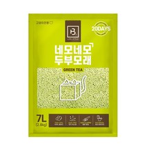 사막화방지 고양이두부모래 녹차 6개, 고양이 두부모래