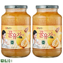 담터 꿀 유자차A 1kg x2개, 단일속성