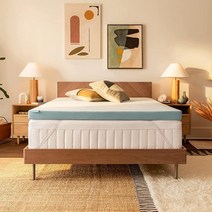 TempurPedic 템퍼 어댑트쿨링 매트리스 토퍼 화이트 7.62cm 미디움 럭셔리 프리미엄 폼 세탁 가능 커버 풀 사이즈, 3 Inch, Full