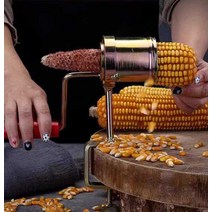 간편한 수동 옥수수 소형 탈곡기 탈피기 알분리기, 1개