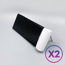 1+1 일체형 미니 보조배터리 휴대용 무선 소형 도킹형 삼성 아이폰 8핀 C타입 5000mAh, 엑티몬 C타입x2개