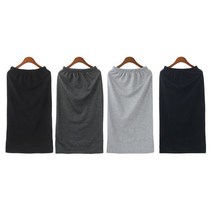 여성 롱스커트 4컬러 1P 옆트임 베이직 밴딩 긴치마 여자