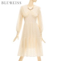 블루레이스 블루레이스 와이드카라레이스원피스_B2S1OP3021