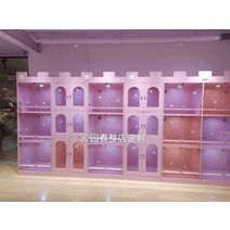 고양이호텔장 고양이철장 펜스 입원장 펫홈 대형철장 대형고양이장 애견장 애견호텔장 3단케이지 애완 동물 사용자 정의 단단한 나무 빌라 캐비닛 덴 육성 디스플레이 캐비닛 핑크, 분홍색, 마지막 스페셜샷 4