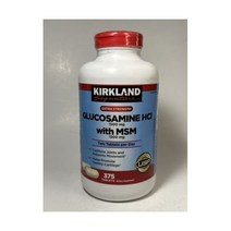 WhiteBlue Kirkland 시그니처 엑스트라 스트렝스 글루코사민 HCI 및 MSM 375정 유통기한: 02/23
