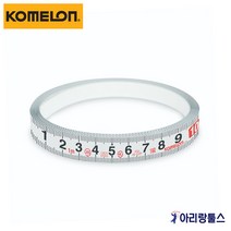 코메론 KMF 줄자 메저밴드 매저밴드 사이즈 옵션선택 13X1MM 13X2M 13X3.5M 작업대 부착밴드 강력접착, 13X1MM(KMF-10)
