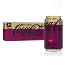 코카콜라 체리 바닐라 제로 슈가 355ml 12팩 캔콜라