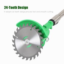 전기 제초기 액세서리 정원 농업 사용 6 인치 150mm 24 이빨 잔디 깎는 기계 원형 금속 톱날 원형 톱 커터, 한개옵션0