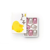 Red and white chick 8 pieces 히요코만쥬 레드 앤 화이트 치크 8개입