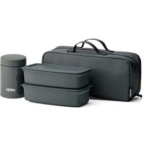 써모스 보온도시락 수프런치박스 직장인 학생 수험생식사용, 1000ml + 다크그레이