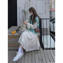 [랜덤플레이] 에메랄드 니트 조끼