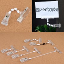 쇼카드집게 쇼카드꽂이 메모홀더 집게형 POP 메모꽂이 쇼클립, 4볼 클립