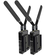 무선 영상 송수신기 HDMI 카메라 전송 중계 촬영 라이브, A 타입 배터리 백플레이트 포함(배터리 제외)