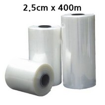 GO2shop GO2shop_ PE비닐 PVC수축필름 포장재 폴리비닐 PE필름 수축포장필름, ★선택* PVC 원통형 수축필름 0.04mm 2.5cm, 이제품주문★