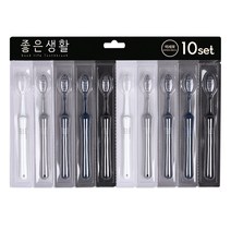 좋은생활 미세모칫솔X10개입 칫솔, 10개입, 1개