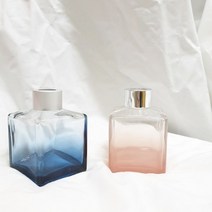 디퓨저용기 - 사각사각 ( 투톤 ), [ 투톤 살구핑크 / 실버 무광캡 ]