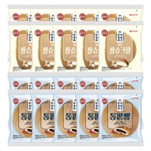 지평이천쌀슈크림빵90g X10봉+통팥빵100g X10봉