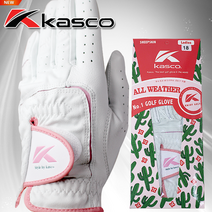 [카스코] KASCO 올웨더 골프장갑[여성][양피][양손착용][정품], 19호(양손)(양피)(여성), 선택완료