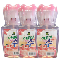 산도깨비 아로마 수 방향제 400ml 피치향 3개 거실 주방 냄새제거 화장실 욕실, 과일/트로피칼향