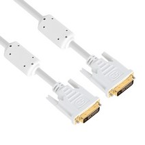 DVI-D 듀얼 케이블 페라이트코어 DVI 듀얼링크 24+1 디지털 영상연결선 0.5M, 2M