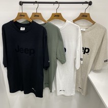 지프 남녀공용 후로피 빅 로고 반팔티 JN2TSU125 b