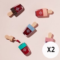 [에뛰드] 디어 달링 워터젤 틴트 (아이스크림) 2개, 옵션1:OR205 살구레드|옵션2:RD307 수박레드, 단품