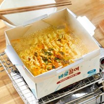 1인 종이 냄비 용기 그릇 접시 일회용 라면 인덕션 한강 캠핑 12개