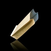 [바보사랑] 크라프트 박스 파우치 봉투 8.9X25.5cm 폭3cm 200매, 1
