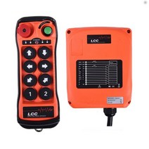 크롬캐스트리모컨 LCC Q808 무선 원격 제어 산업용 라디오 크레인 컨트롤러 2 속도 AC DC 12v 24v 433mhz 호이스트 전기 스위치, 1T 1R 2_24-264V | Single Speed