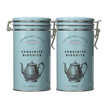 Cartwright & Butler 카트라이트 앤 버틀러 익스퀴짓 초콜릿 청크 비스킷 영국 틴케이스 200g x2팩, 2개