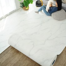 제로벨 PVC 층간소음방지 롤 매트 폭 110cm x 3m 15T 유아 어린이 놀이방매트, 스노우마블