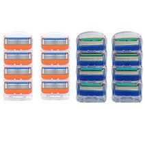 호환 질레트 면도날 5중날 (4입*1개) 플렉스볼 프로글라이드 퓨전 파워 메뉴얼 호환용 교체 면도기날 C90, 1.질레트 퓨전 메뉴얼 호환 5중날, 1개, 4개