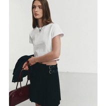 [매장정품] 던스트 DUNST MINI PLEATS SKIRT 팬텀블랙_UDSK4A204BK
