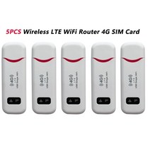 유심 라우터 이동식 와이파이 인터넷 에그 데이터 차량용 무선 lte wifi 4g sim 카드 휴대용 150mbps usb 모뎀 pocket hotspot dongle for, 2개