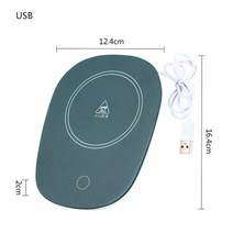 샤오미 USB 커피 잔 따뜻하게 홈 오피스 컵 따뜻한 난방 플레이트 차 물 우유 55 ° C 온도 조절 난방 패드 컵 열, 전용 패드, 1개