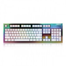 ABKO HACKER K9700 카일광축 크리스탈 메탈릭 무빙 LED 게이밍 기계식 키보드 (클릭), 클릭