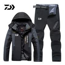 Daiwa낚시복 방수 플러스 벨벳 보온 슈트 야외 등산 낚시 자켓겨울(한치수~두치수크게주문하세요), 07 Picture color 7