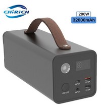 캠핑파워뱅크 200 와트 힘 역 휴대용 32000mAh Solar 비상 발전기 야외 캠핑 보조베터리 220 볼트 110, 01 200W 32000mah_01 220V