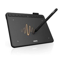 드로잉 태블릿 10개의 단축키 UGEE 컴퓨터 그래픽 8192 레벨 압력 감도의 배터리 프리 스타일러스가 된 6.5x4인치 OSU Mac/Linux/Windows PC/Androi