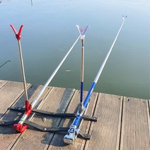 양어장 붕어낚시 일체형 외대 받침대 1.7m 낚시대받침 낚시대거치대 좌대