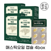 위건강 매스틱 오일 매스틱검 효능 MASTICGUM 위영양제 30캡슐 4박스