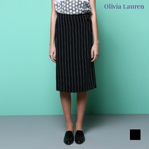 [올리비아로렌] [올리비아로렌] 스트라이프 아일렛 디테일 랩스커트_2VOCDKTM3489