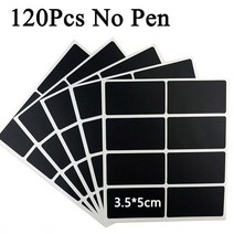 라벨스티커 라벨지 30 개/갑/팩 칠판 스티커 주방 화장품 개/대 냉장고 라벨, 10 120Pcs D